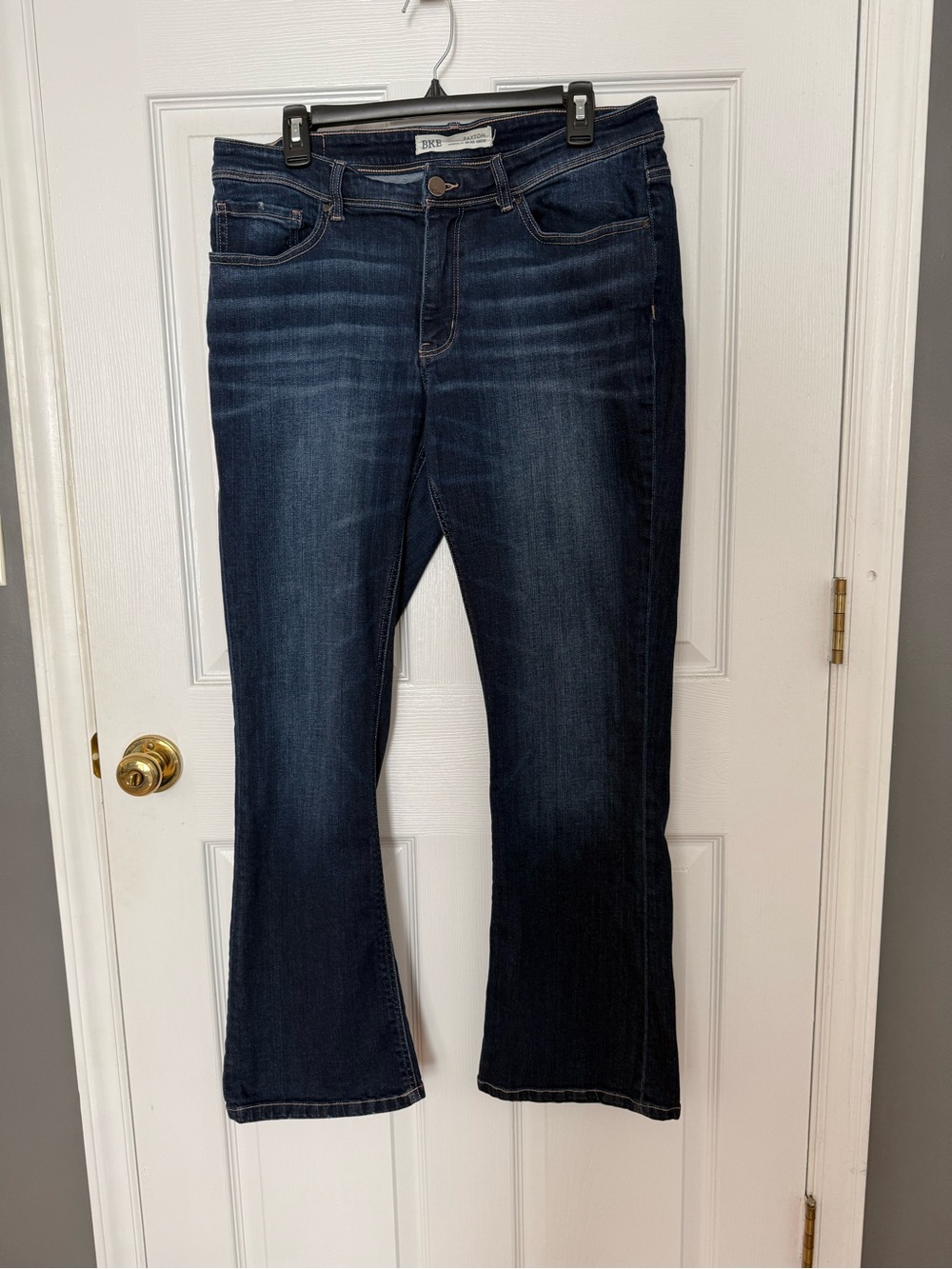 BKE Women's Dark Blue Bootcut Jeans